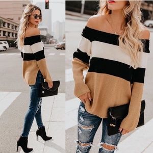 VICI SKYLAR + MADISON Striped Sweater